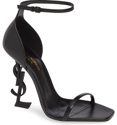 ysl black opyum sandals|ysl opyum sandals 85mm.